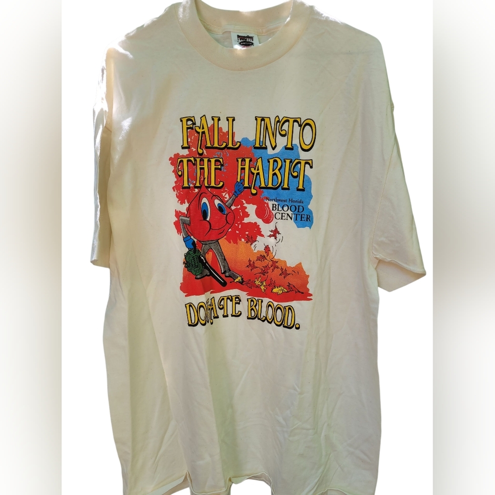 Vintage Powerpro Onita Blood Drive Fall Autumn Shirt Colorful XL Single Stich